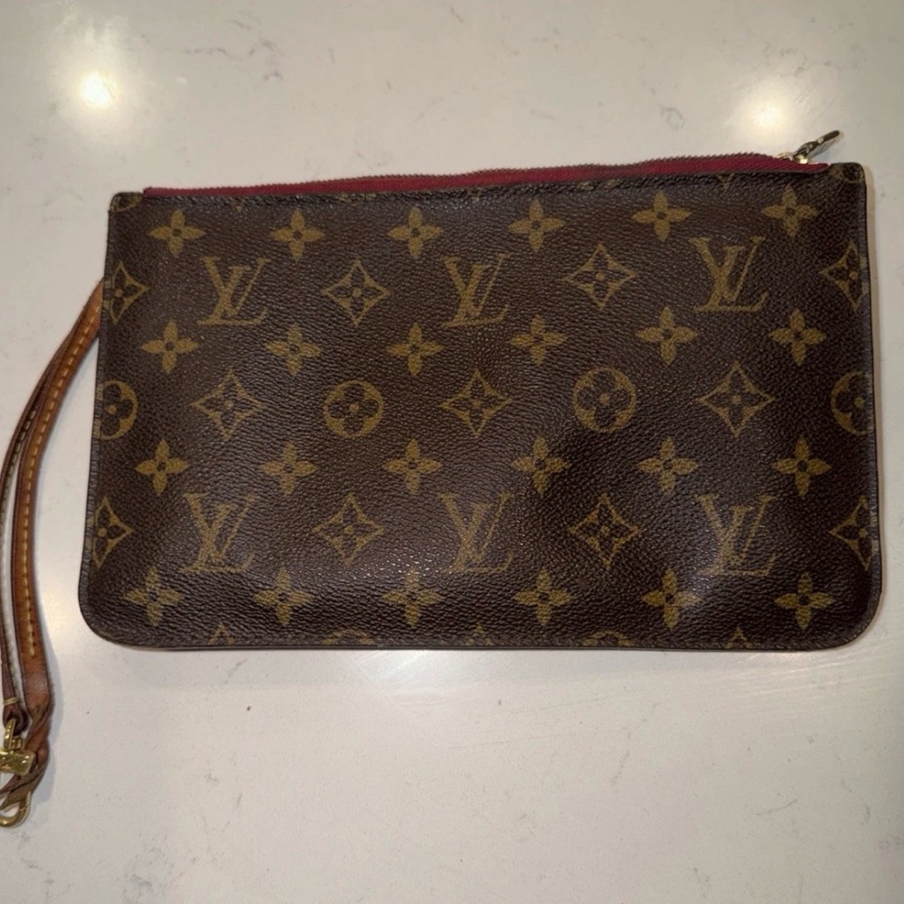 SOLD Louis Vuitton Monogram Wristlet | Toryn